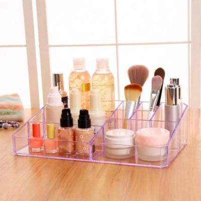 One Layer Makeup Organizer Acrylic Storage Box Cosmetic Organizer Holder