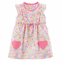 Baby Girl Dress & Diaper Cover, 2pc Set