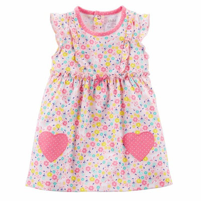 Baby Girl Dress & Diaper Cover, 2pc Set