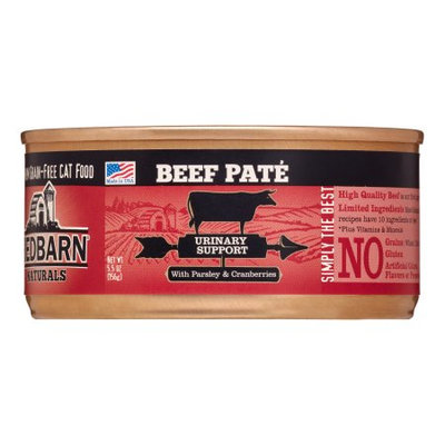 Redbarn Grain-Free Urinary Care Formula Wet Cat Food, Beef Pate, 5.5 Oz, 24 Ct (Case of 24)