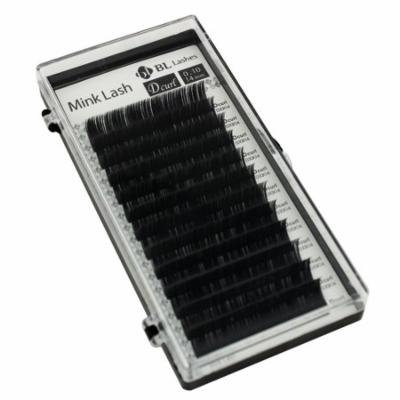 Eyelash Extension Blink Mink D 0.10mm X 14mm Curl Individual Black False Lashes
