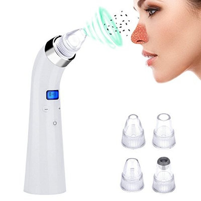 Blackhead Remover, Phenitee Electric Blackhead Vacuum Suction Removal, Acne Comedone Extractor Tool Set, Skin Facial Pore Cleaner, Comedo Microdermabrasion Exfoliating Machine for Women and Men