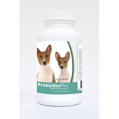 Healthy Breeds Pet Supplements 60 Basenji Probiotic and Digestive Support Chewable Tablets for Dogs