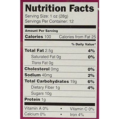 Nature's Bakery Gluten-Free Fig Bar Cookies Made with Ancient Grains 2 Flavor Variety Bundle: (1) Nature's Bakery Raspberry Fig Bars, and (1) Nature's Bakery Pomegranate Fig Bars, 12 Oz. Ea