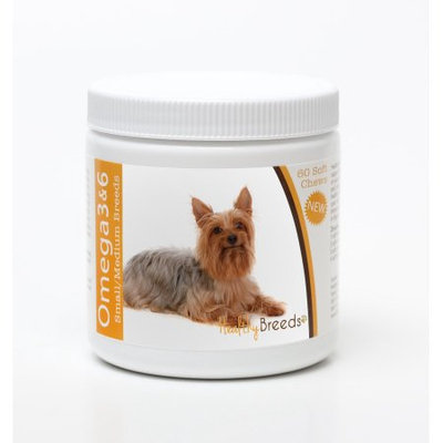 Healthy Breeds 840235142911 Silky Terrier Omega 3 & 6 Soft Chews - 60 count