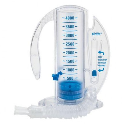 CareFusion AirLife Volumetric Incentive Spirometer with One-Way Valve ''4000 mL, 1 Count''