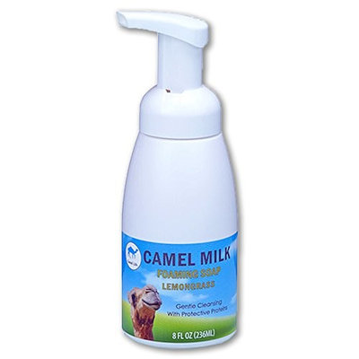 Camel Life/Camel Milk Foaming Soap – Lemongrass/organic antimicrobial restorative nutrient cleansing soap/Coconut, Jojoba Oils/Foam Pump bottle – 8 Fl Oz