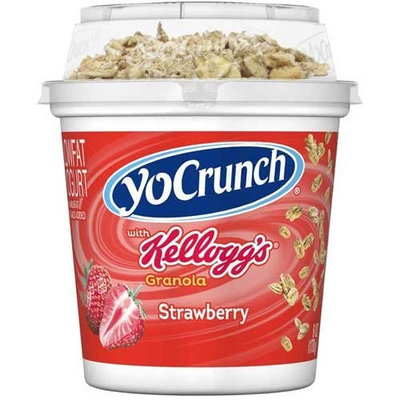 Yocrunch Strawberry with Granola Yogurt, 6 Ounce - 8 per case.