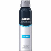 4 Pack - Gillette Invisible Spray Antiperspirant & Deodorant, Cool Wave 3.8 oz
