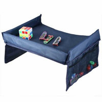 Baby Car Seat Safety Belt On the Go Waterproof Play and Snack Tray Travel Play Table