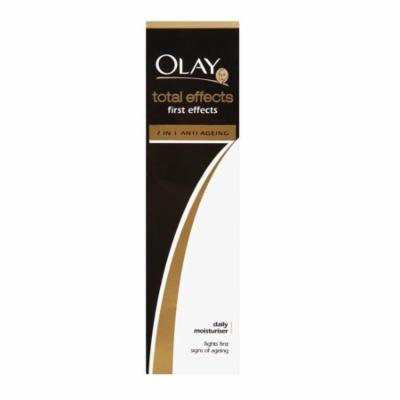 Olay Total Effects 7X First Effects Daily Moisturizer, Fights First Signs of Aging, 50 ml (1.7 Oz) + FREE Eyebrow Trimmer