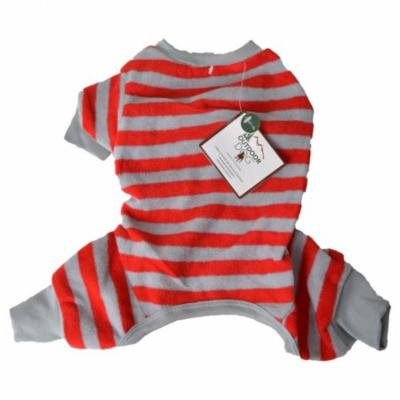 Lookin' Good Striped Dog Pajamas - Red Small (Fits 10