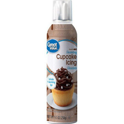 Wal-mart Stores, Inc. Great Value Decorating Cupcake Icing, Chocolate, 9.1 oz