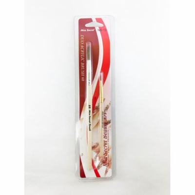 Mia Secret Duo Acrylic Brush DUO BRUSH #8 NB13 + Free Temporary Body Tattoo