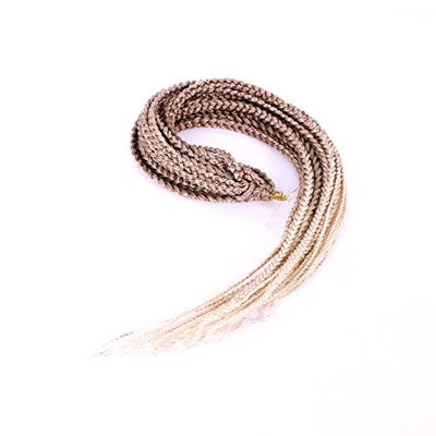 Furice 12/18/24/30inch 3X Box Braids Soft Synthetic Twist Box Crochet Braids Hair Extension African Hairstyles Crochet Braids Kanekalon Fiber (30inch 27/613)