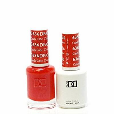 DND Nail Polish Gel & Matching Lacquer Set (636 - Candy Cane)