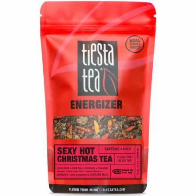 Tiesta Tea Energizer, Sexy Hot Christmas Tea, Loose Leaf Black Tea Blend, High Caffeine, 2 Ounce Pouch