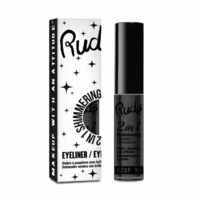 (3 Pack) RUDE 2 in 1 Shimmering Eyeliner + Eyeshadow - Onyx