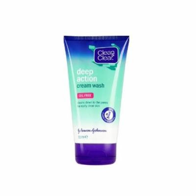 Clean & Clear Deep Action Cream Wash, Oil-Free