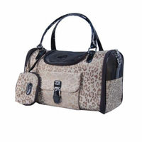 Anima Dog Carrier for Small Dogs Below 8-Pound, Medium, Gold Leopard
