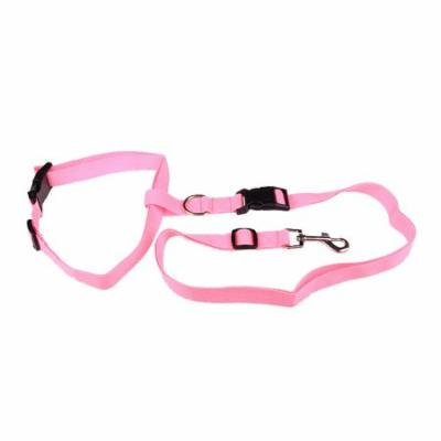 Dog Running Leash hands free for yard, Safe Dog Leash for Running, Walking, Jogging, Hiking & Biking, Durable Training Leash for Pets (Pink)