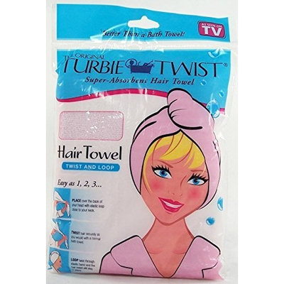 The Original Turbie Twist Super Absorbent Hair Towel Pink