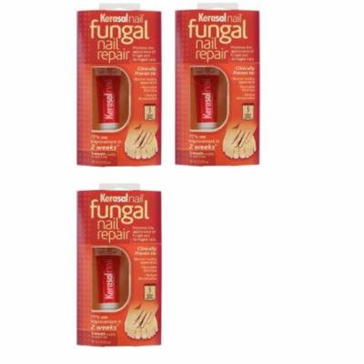 Kerasal Nail Fungal Nail Repair, 3 Month Supply 10ml (0.33 Oz) (Pack of 3) + Beyond BodiHeat Patch, 1 Ct