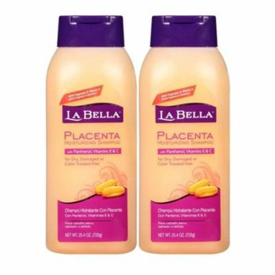 La Bella Placenta Shampoo, 25.4 oz, 2 Pack