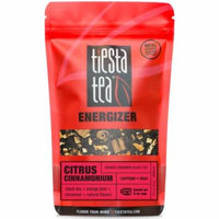 Tiesta Tea Energizer, Citrus Cinnamonium, Loose Leaf Black Tea Blend, High Caffeine, 1.8 Ounce Pouch