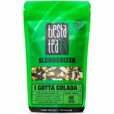 Tiesta Tea Slenderizer, I Gotta Colada, Loose Leaf Oolong Tea Blend, Medium Caffeine, 1.8 Ounce Pouch