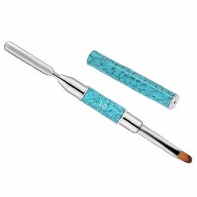 WALFRONT Double Heads Gel Nail Brush Nail Art Light Therapy Painting Pen Nail Tips Extension Manicure, UV LED Builder, Nail Tips Extension