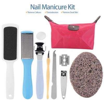 10 in 1 Foot File Callus Remover Stainless Steel Nail Clippers Trimmer Nail Manicure Kit, Nail Clipper Trimmer Set, Manicure Tool