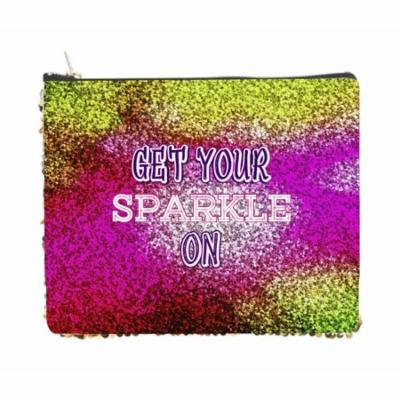 Get Your Sparkle On - Expression - Faux Glitter Print Design - 2 Sided 6.5