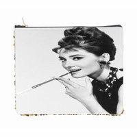 British Actress Audrey Hepburn Smoking - Double Sided 6.5