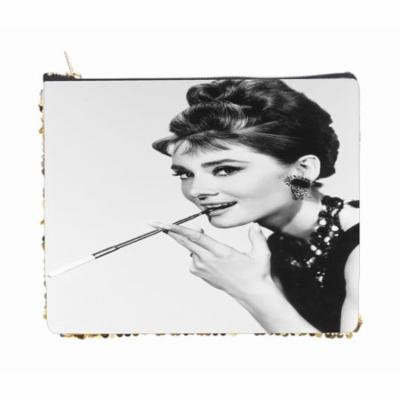 British Actress Audrey Hepburn Smoking - Double Sided 6.5