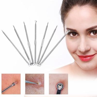 7Pcs Facial Skin Care Acne Pimple Comedone Needle Blackhead Blemish Extractor Removal