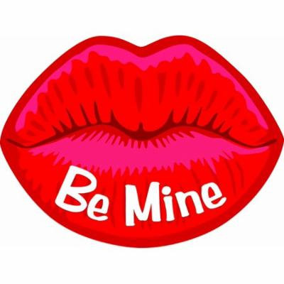 Imagine This 4-1/2-Inch by 6-Inch Car Magnet Lips, Be Mine