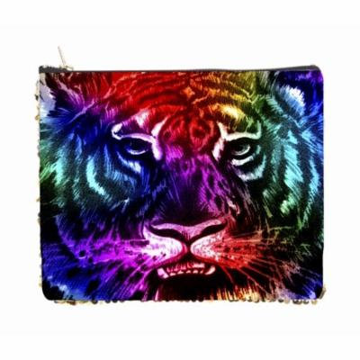 Rainbow Tiger Face - Double Sided 6.5