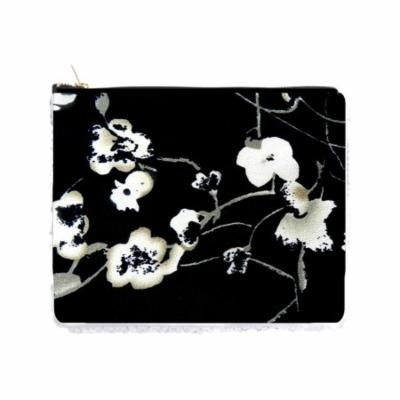 Black and White Flowers Print - Double Sided 6.5