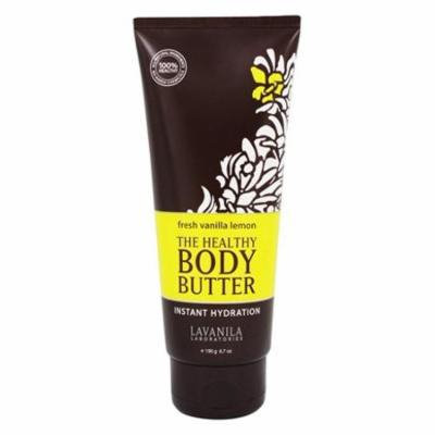 The Healthy Body Butter Instant Hydration Fresh Vanilla Lemon - 6.7 oz. by Lavanila (pack of 1)