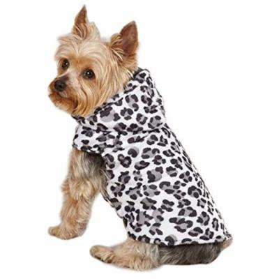 Snow Leopard Dog Vest in White