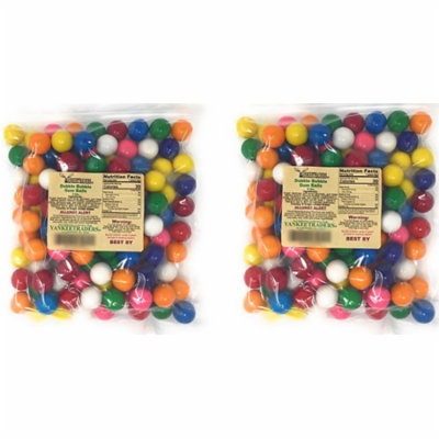 Dubble Bubble 8 Flavor Fruit Mix Gum Balls - 4 lbs.