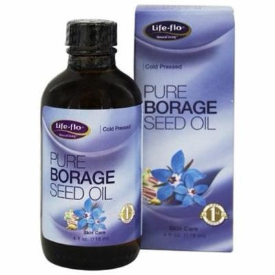 Pure Borage Seed Oil Cold Pressed - 4 fl. oz. by Life-Flo (pack of 2)