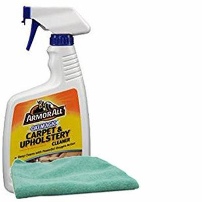 Armor All Oxi Magic Carpet and Upholstery Cleaner (22 oz.), Bundles with a Microfiber Cloth (2 Items)
