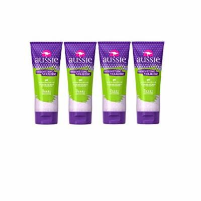 Aussie Aussome Headstrong Volume Styling Hair Gel, 7 Oz Bottles (Pack of 4)