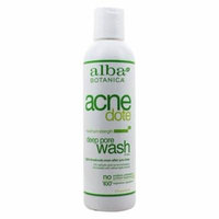Natural ACNEdote Deep Pore Wash - 6 fl. oz. by Alba Botanica (pack of 12)