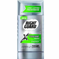 Right Guard Xtreme Fresh Antiperspirant, Energy 2.60 oz (Pack of 6)