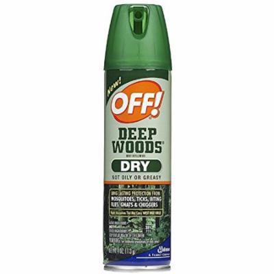 OFF! Deep Woods Dry Aerosol Spray Insect Repellent 4 oz (Pack of 4)