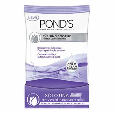 Ponds Wet Cleansing Towelettes, Evening Soothe, 28 Count (Pack of 2)