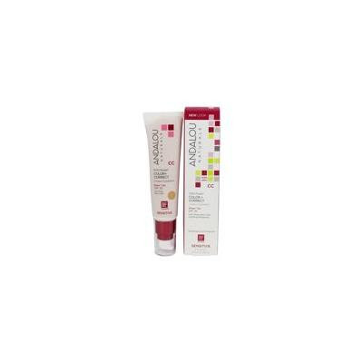 1000 Roses Color + Correct with Rose Stem Cells Sheer Tan 30 SPF - 2 fl. oz. by Andalou Naturals (pack of 4)